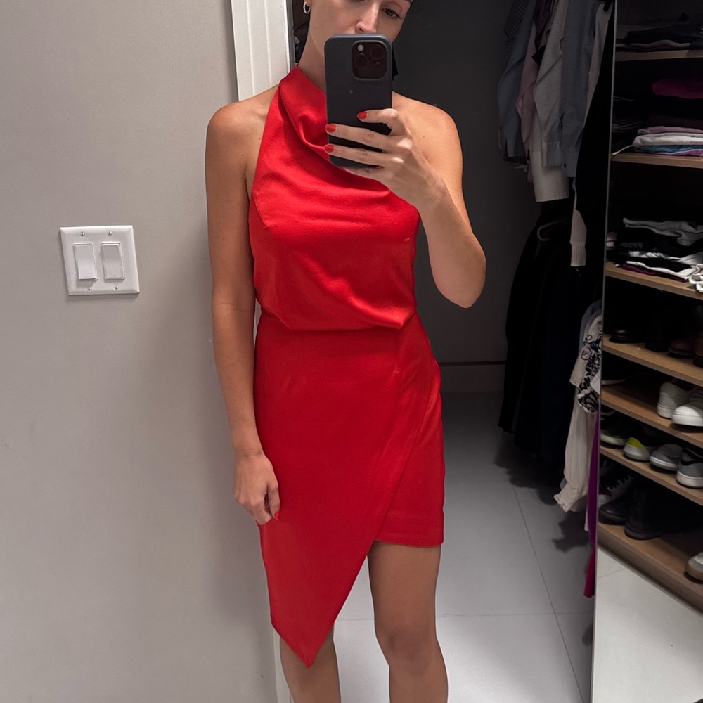 Elliatt x Revolve Camo Dress in Red